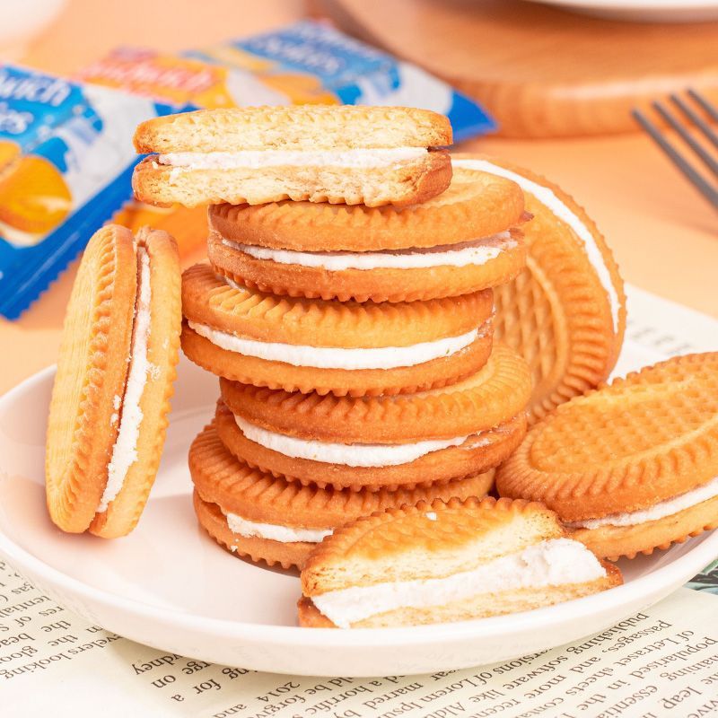 ビスケットサンドイッチビスケット昔ながらの卸売独立したクリームミルクチョコレート味全箱インターネットセレブスナック朝食|undefined