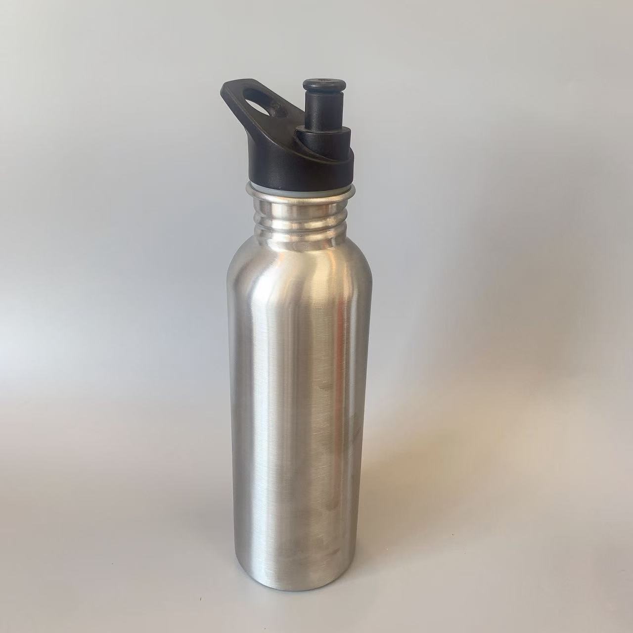 Nuevo Amazon portátil transfronterizo americano boca grande kettle deportivo de acero inoxidable al aire libre taza de agua kettle de bicicleta