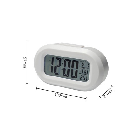 Student alarm clock new electronic clock smart desktop multi-function clock with luminous temperature calendar kitchen timer
