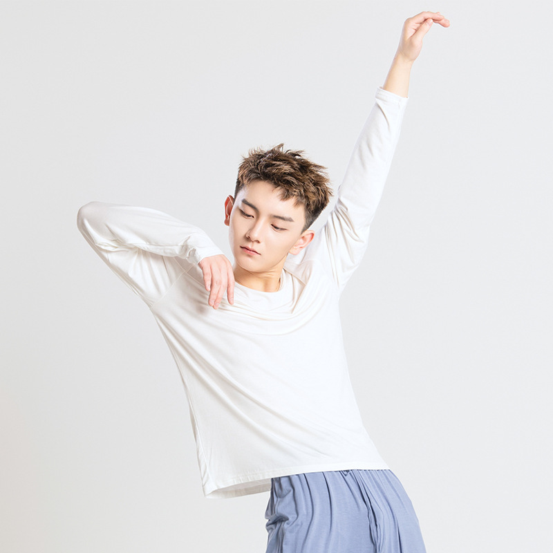 Dancer's Song Classical Dance Practice Clothes Men's Loose Art Exam Top Modal Dance Clothing Body Training Clothes Dancer's Song Classical Dance Practice Clothes Men's Loose Art Exam Top Modal Dance Clothing Body Training Clothes