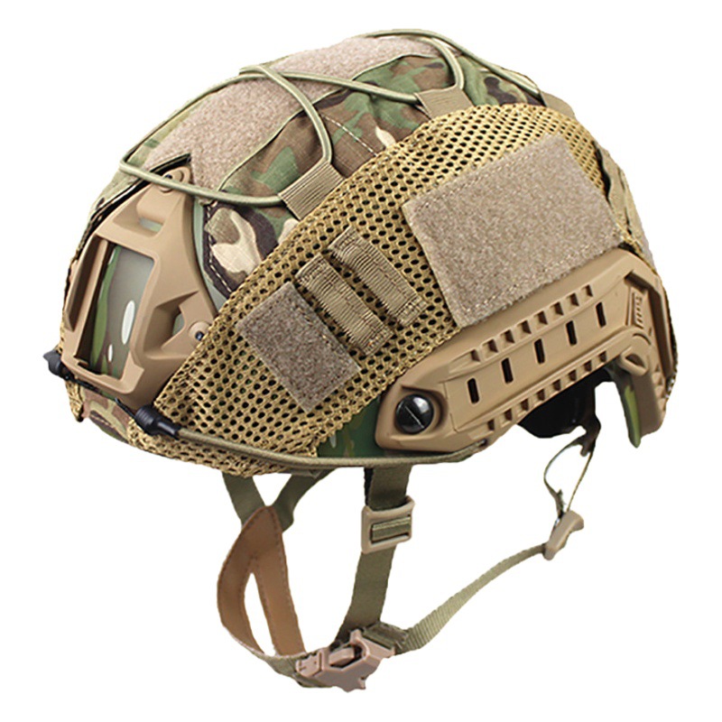 fast helmet cloth camouflage helmet cover elastic rope camouflage CP helmet cloth modified tactical accessories cover detachable