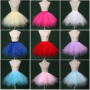New European and American Candy Color Multicolor Boneless Skirt Photo Studio Wedding Dress Photography Half-length Skirt Colorful Pirate