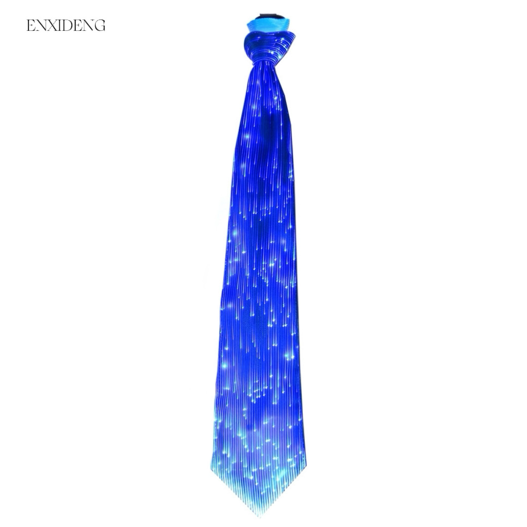 Amazon nueva moda creativa lazo luminoso de los hombres flash fresco del comercio exterior lazo de fibra led