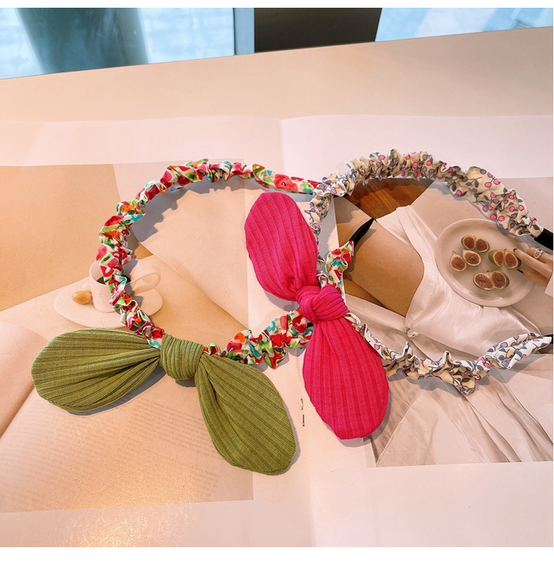 Fashion Floral Three-dimensional Bowknot Headband display picture 13