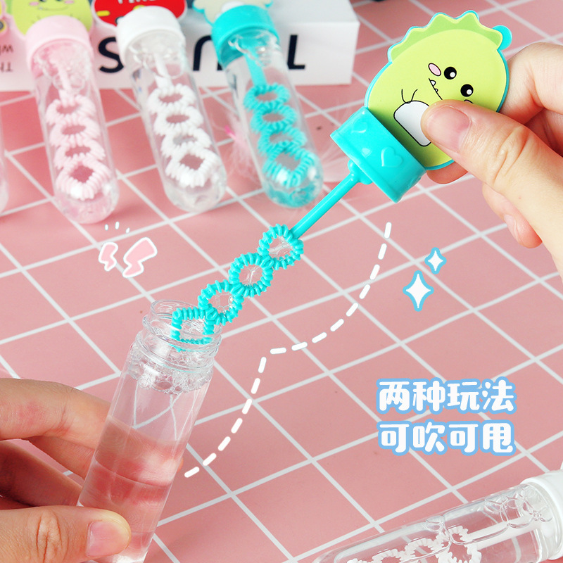 Barras de burbujas para niños pequeños juguetes de burbujas al aire libre regalos festivos de bodas parques empujar mercado nocturno mayorista