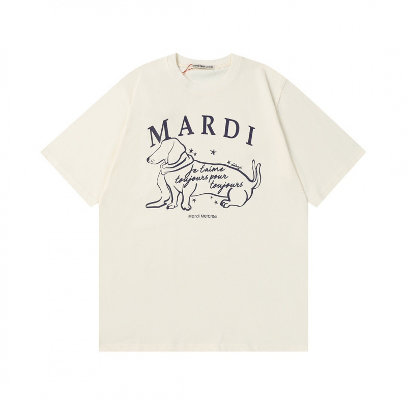 【カウンター品質】韓国マルディトレンドブランド半袖Tシャツリトルデイジードーマンプリントラウンドネックピュアコットンクロスボーダー|undefined