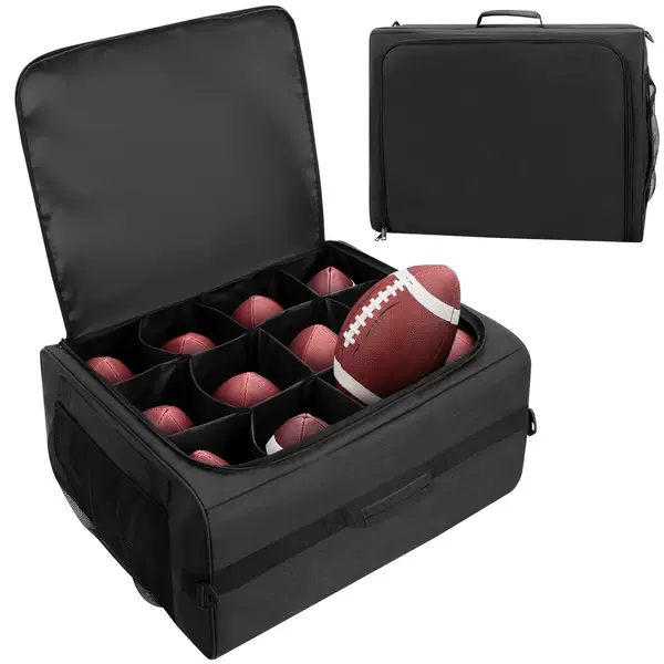 Amazon's new football storage bag is portable and comes with a handle, suitable for storing outdoor football accessories