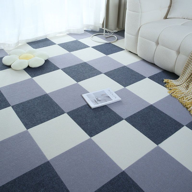 Winter Use Spliced ​​Carpet Glue-Free Self-Adhesive Living Room Bedroom Crawling Mat No-Care Full-Cover Square Non-Slip Floor Mat