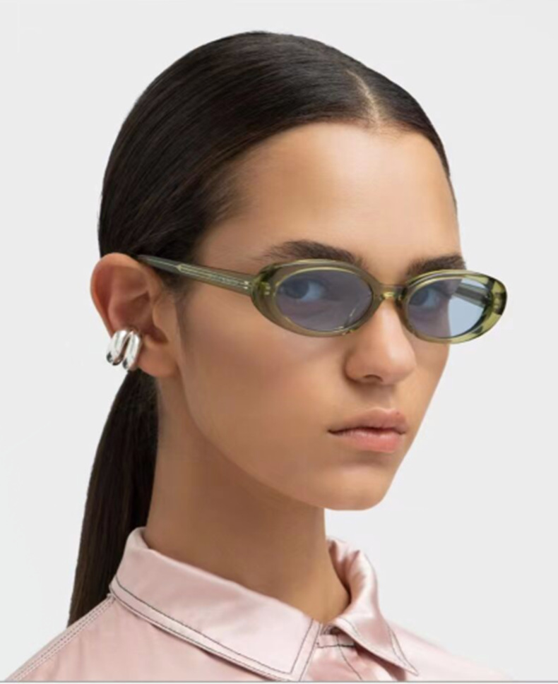 50g Weight UV400 Protection, UV Protection, Resin Lens Material Fashion Style Beige, Transparent, Champagne, Black Color Fashion UV400 Protection UV Protection Resin Women's Sunglasses 无
