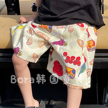 男童短裤儿童休闲裤夏装外穿2025新款薄款速干裤大童炸街痞帅裤子
