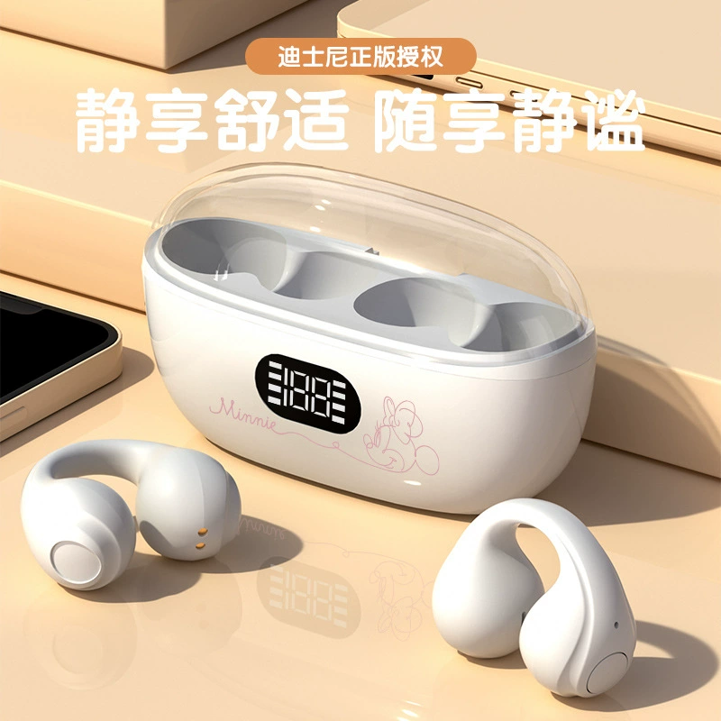 Disney DSN Bluetooth наушники: беспроводные шумоподавляющие TWS наушники – белые, Микки Маус, Messevini Bear