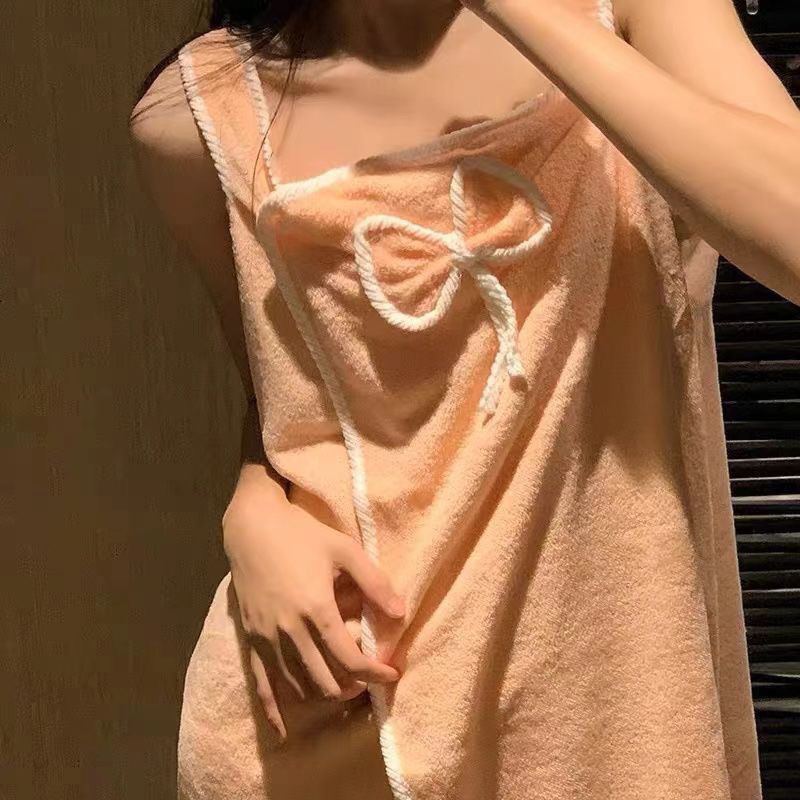 웨어러블 목욕 타월 여성용 슬링 목욕 가운 목욕 스커트 두꺼운 웨어러블 목욕 타월 VON 목욕 타월 목욕 타월 목욕 타월 대형 성인