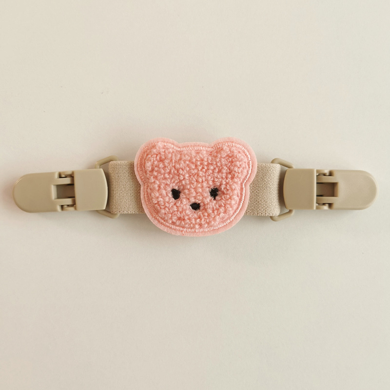 INS estilo coreano clip de suspensión oso pantalones de tirantes para niños clip anti-caída clip de la correa del hombro soporte de la falda de la suspensión antideslizante artefacto de hombro