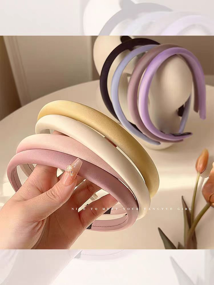 40g Weight Hair Band Hair Accessories Type 1 Piece Quantity Holiday, Daily Occasion Women's Simple Style Solid Color Hair Band