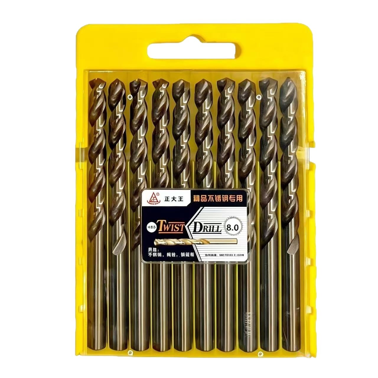 Zhengda4341 taladro de torsión de acero de alta velocidad de mango redondo taladro de perforación ultra duro para torno de taladro eléctrico especial hss