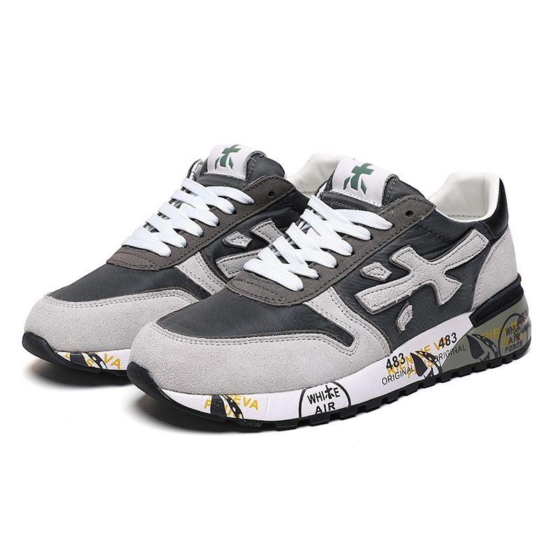 Comercio exterior transfronterizo nuevos zapatos masculinos premium, suela gruesa transpirable, zapatos deportivos casuales de cuero anti-pelú.