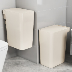 軽量高級ゴミ箱、家庭用高級風バスルームトイレ隙間ゴミ箱、蓋付き、リビングルーム、キッチン、寝室用ペーパーバスケット