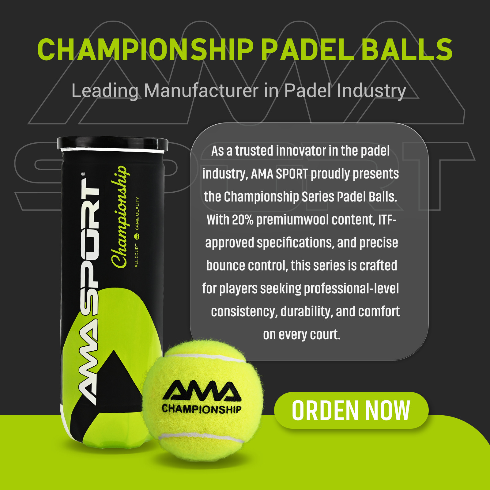 [documental de apoyo] Padel Ball Professional Plate Tennis ITF Certified 20% Sheep