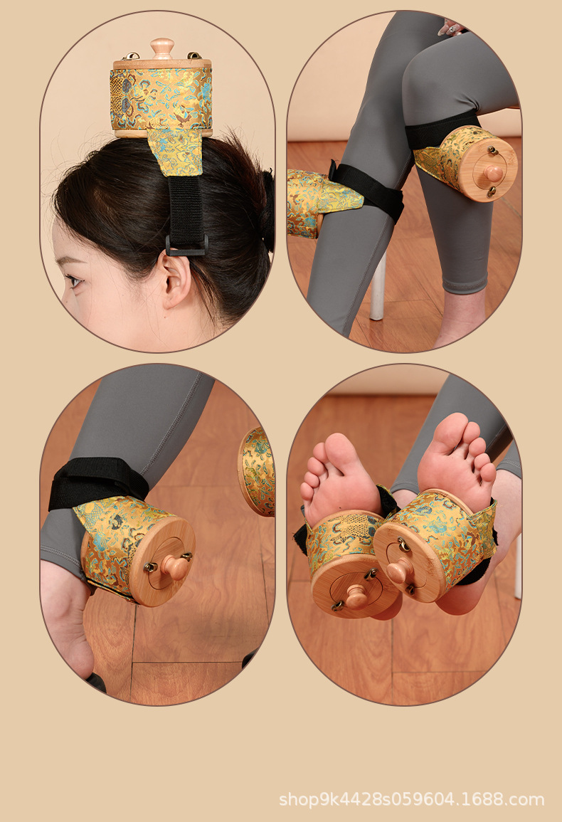 Moxibustion Box Bamboo Moxa Burner Portable Warm Therapy Device for Home Waist Neck Care in use
