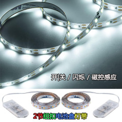 3vボタン電池ボックスライト付きLED自己接着発光点滅月餅ギフトボックス磁気制御誘導酒ボックス玩具バー