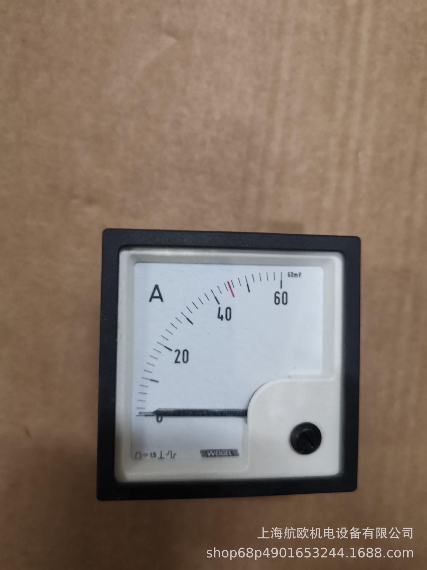 WEIGEL电流表PQ72K 0-100A，AUE2.2，EQ72KL，EQ96KL，VUE2.2