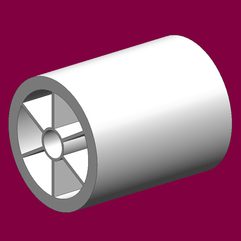 照明设备散热用铝合金 6063圆形散热器铝型材 挤压成型铝型材