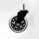 Office Chair Transparent Caster Dining Table Wheelchair Wheel Game Chair Caster Universal Caster Rubber Wheel