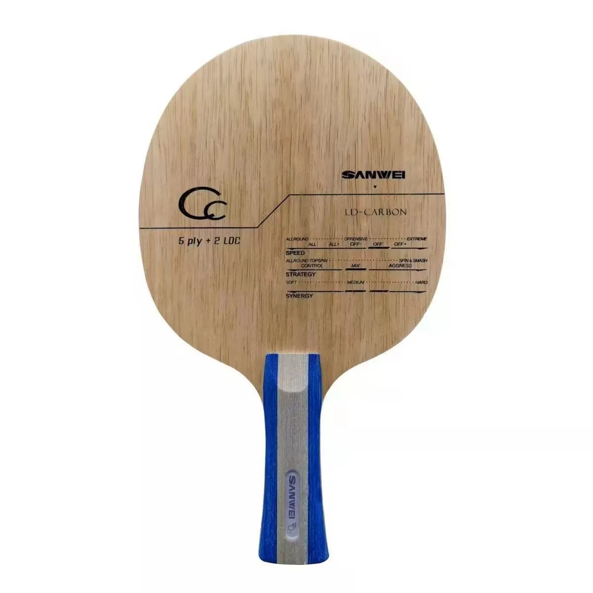 SANWEI 3D CC пинг-понг нижняя пластина Углерод нижняя пластина настольного тенниса