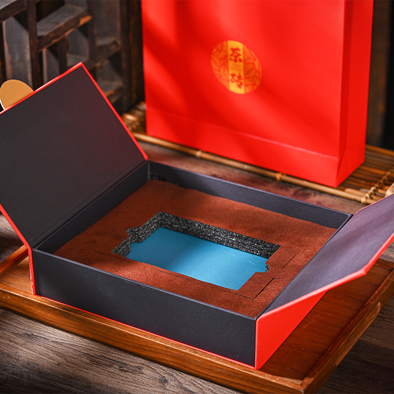 250g 500g caja de regalo de ladrillo de té universal Pu 'er té Anhua té negro Fuding caja de té blanco vacía