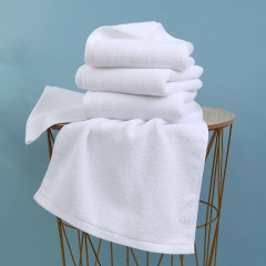 Hotel 100% Cotton White Towels, Kindergarten Handkerchiefs, Square Towels, All-Cotton Wholesale, Homestay Gift Bath Towels