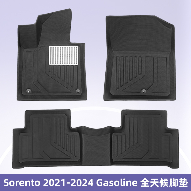 Para KIA Sorento 2021 - 2024 Combustible 3D todo el tiempo material XPE almohadilla de piso interior
