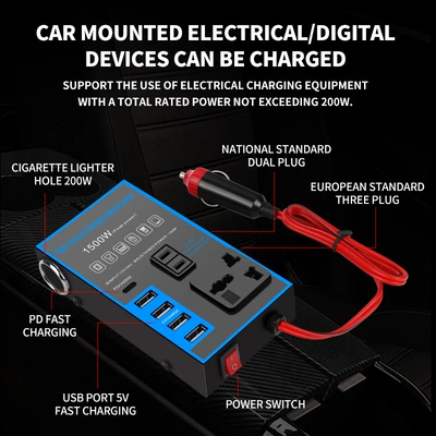 Mobil şarj cihazları to 220V universal car