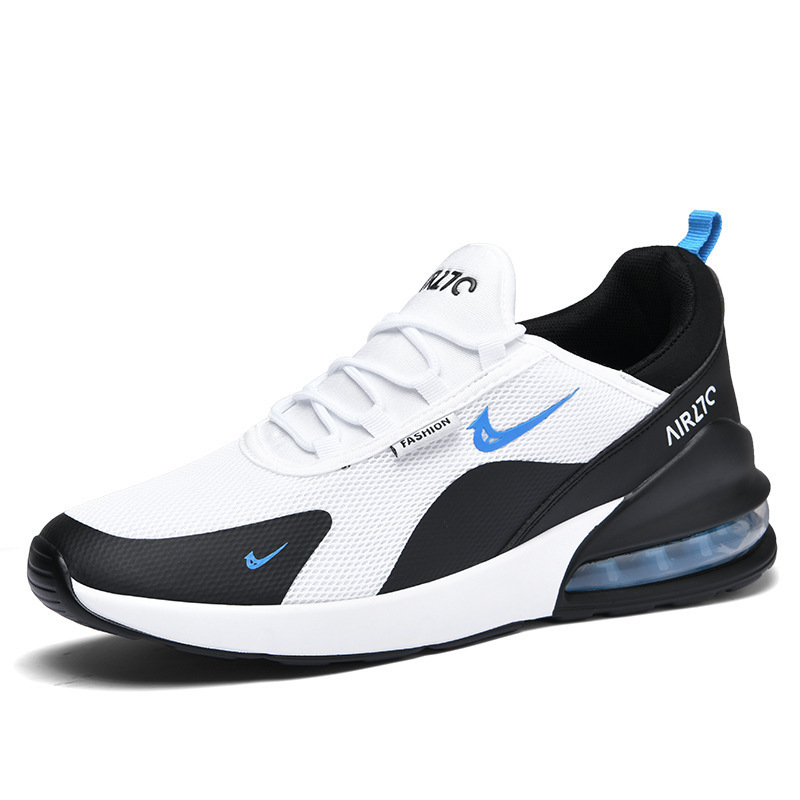 Cross-Border Large Size Men's Shoes, Summer Mesh Sports Shoes, Air-Cushion Shock-Absorbing Running Shoes, Casual Couple Shoes, Comfortable and Height-Increasing Shoes