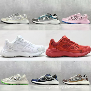 Putian Shoes Cd Non-Slip Wear-Resistant Breathable Mesh Casual Shoes B30 Men's and Women's Versatile Comfortable Running Shoes Dad Shoes Export