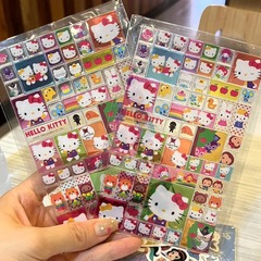 小紅書爆金Kitty猫シール学生diyかわいい携帯ケースコップ装飾少女心シール