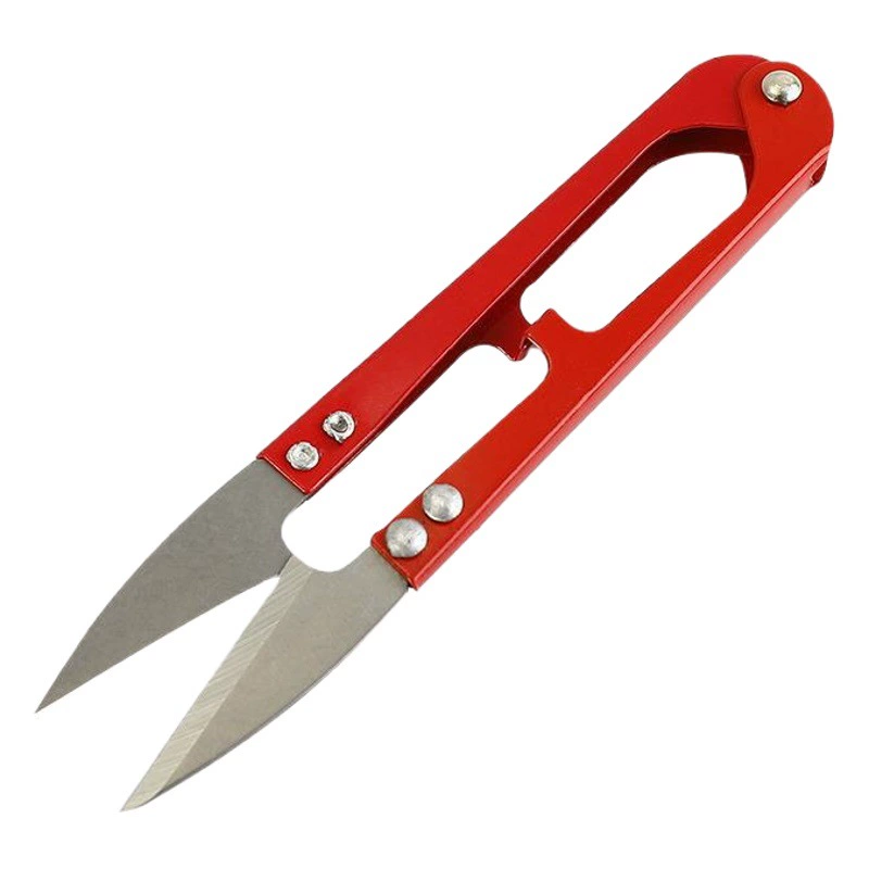 Ножницы U-образные из нержавеющей стали, для обрезки ниток, пряжи, для вышивки крестиком, для лески, маленькие ножницы для одежды.