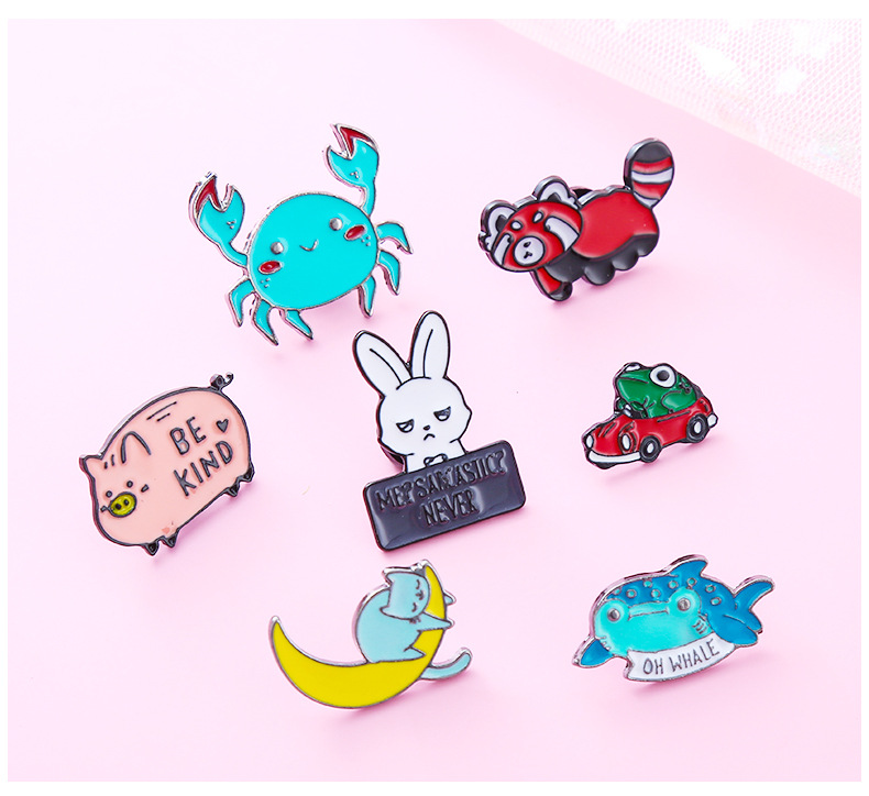 Cute Animal Alloy Enamel Unisex Brooches display picture 1