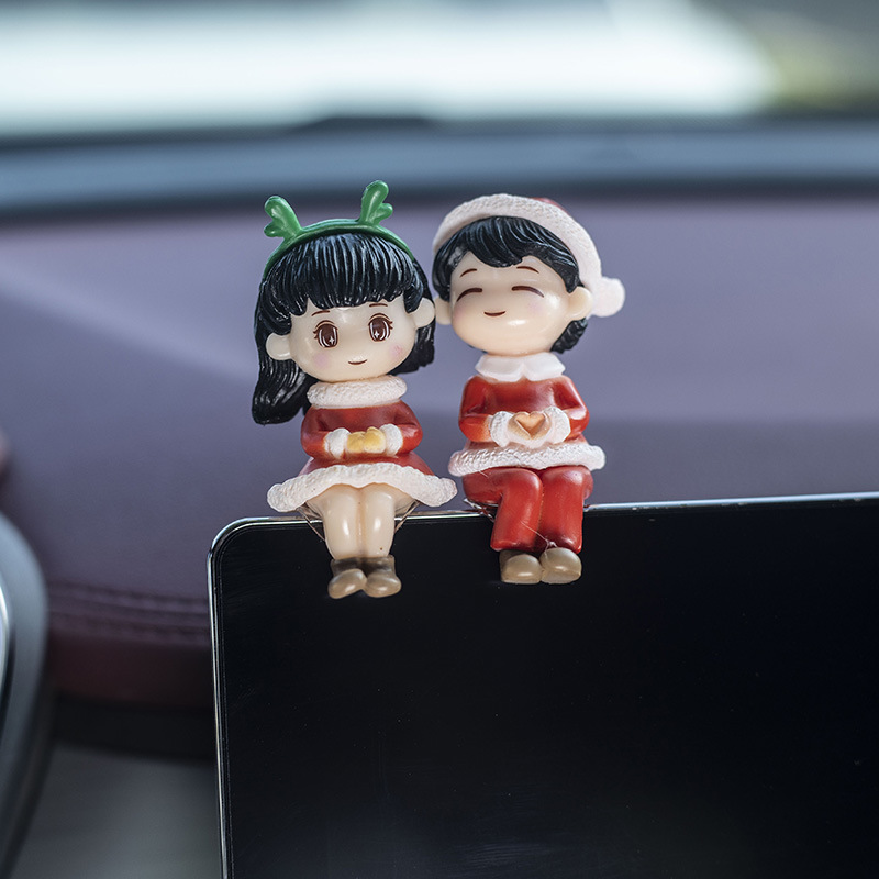 Celebridad en línea linda pareja coche interior accesorios consola central espejo retrovisor coche pareja decoración coche interior decoración suministros