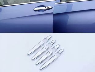 Suitable for 2016 Jingrui modified special handle decoration electroplated silver smart protective shell patch