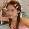 Cute brand hairgrip, cartoon bangs, summer hair accessory, Japanese and Korean