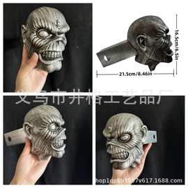 现货实拍跨境新款汽车装饰Iron Maiden Hook Cover钢铁少女钩盖