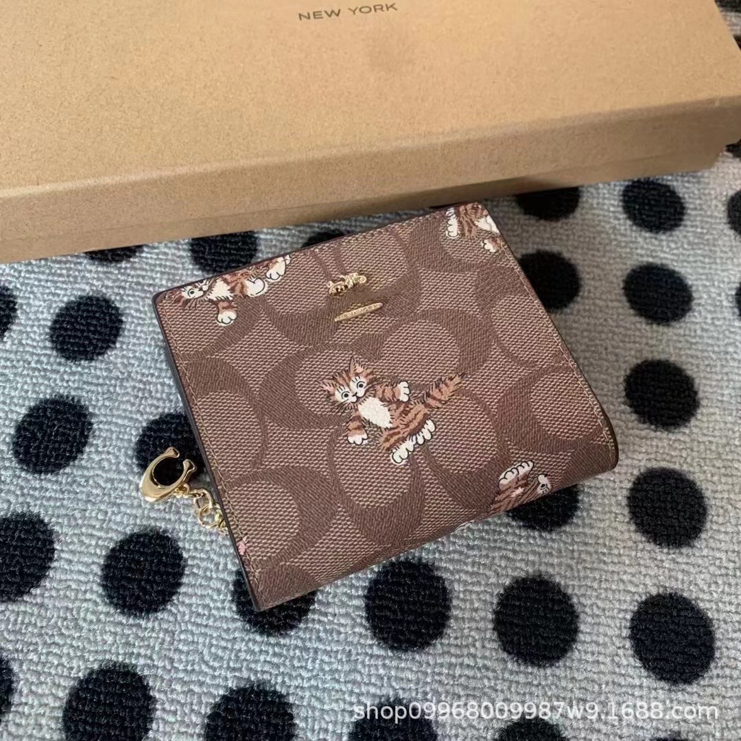 Printed brown kitten