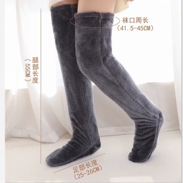 Foot Protection Cotton Sleep Pants Maternity Pants with Socks Sleep Pants Summer Women Adult Footed One-Piece Home Pants Long Pants Winter