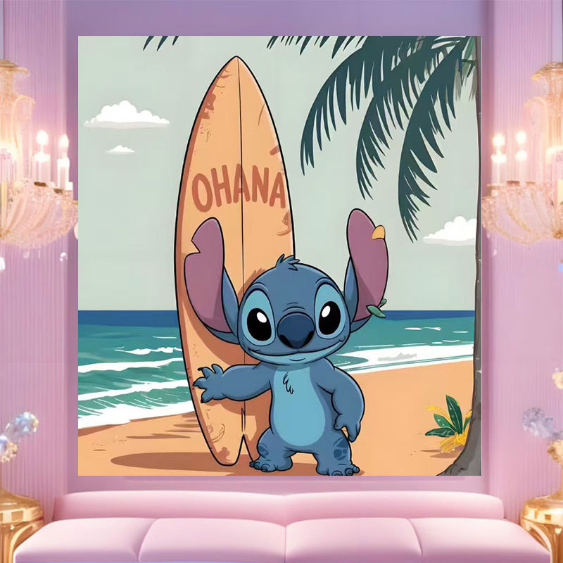 20 * 20 Crazy Zoo City pintura digital a mano diy dibujos animados pintura a mano Judith Decoration