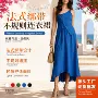 不规则跨境法式气质连衣裙