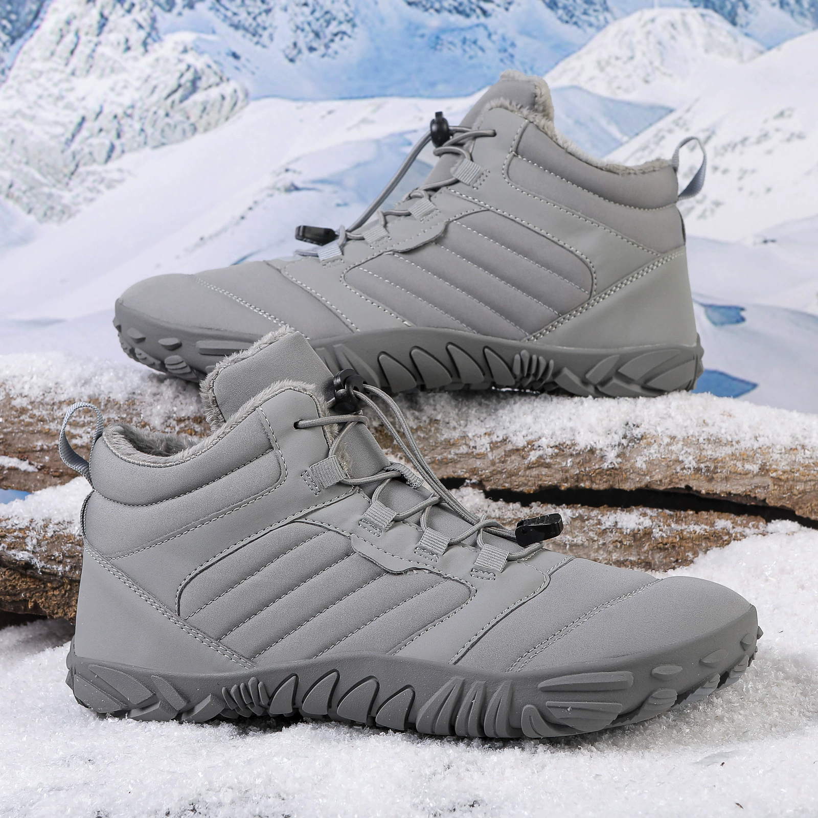 Winter boots for men and women for beloved, keep warm non-slip climbing shoes for hiking, plus size