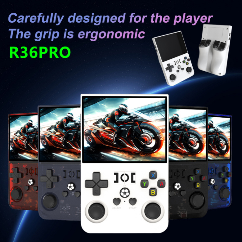 R36Pro Game Console U8 Open Source Handheld Portable Retro Nostalgic Game Arcade 3.5inch Large Screen Game Console