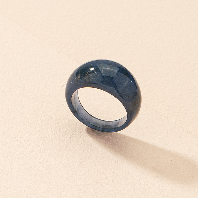 Korean fashion drop-shaped acrylic ring