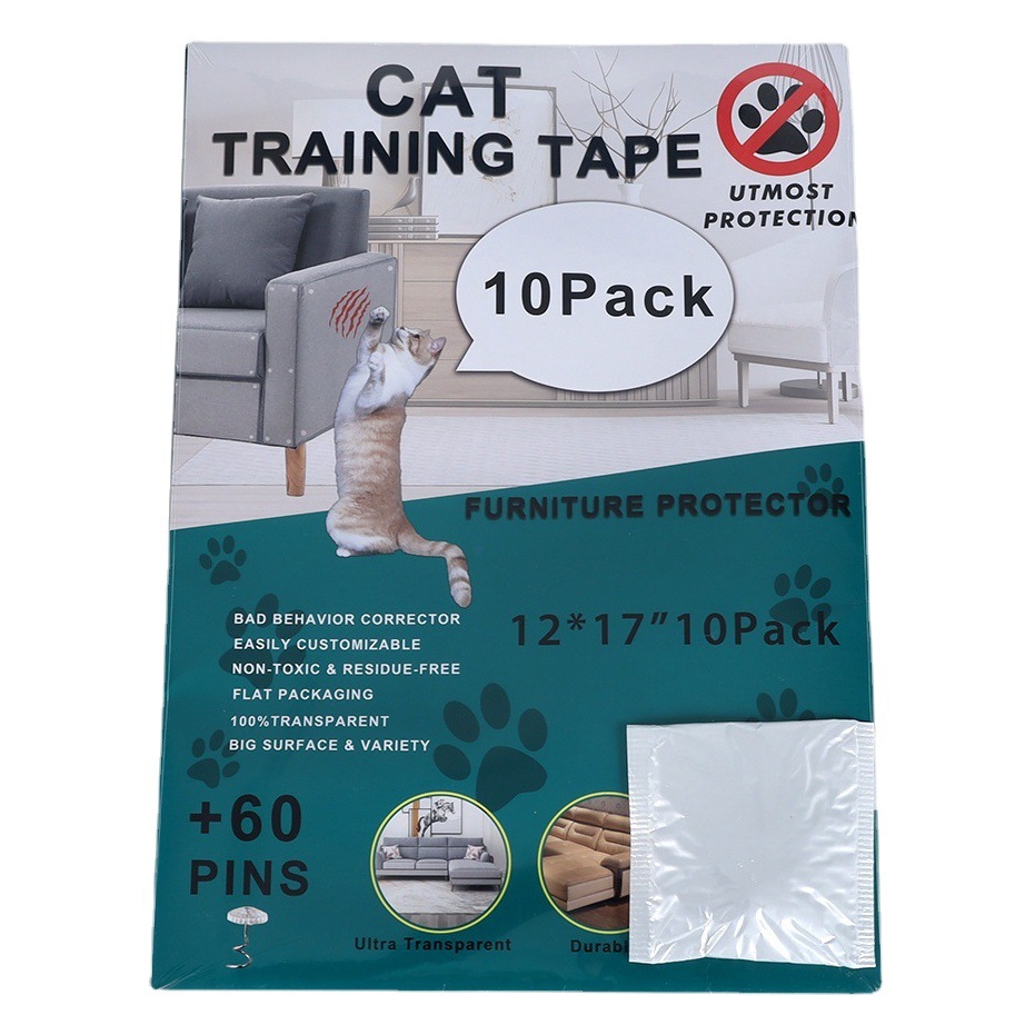 Pet sofá pegatinas protectoras cielo estrellado muebles anti-gato rasguño sofá pegatinas PVC transparente pegatinas adhesivas extraíbles entrega de una pieza