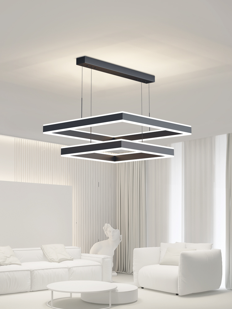 极简客厅吊灯现代简约网红大气客厅主灯三室两厅灯具组合全屋套餐